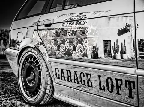 BMW E36 325tds avant peinture custom Car Art's