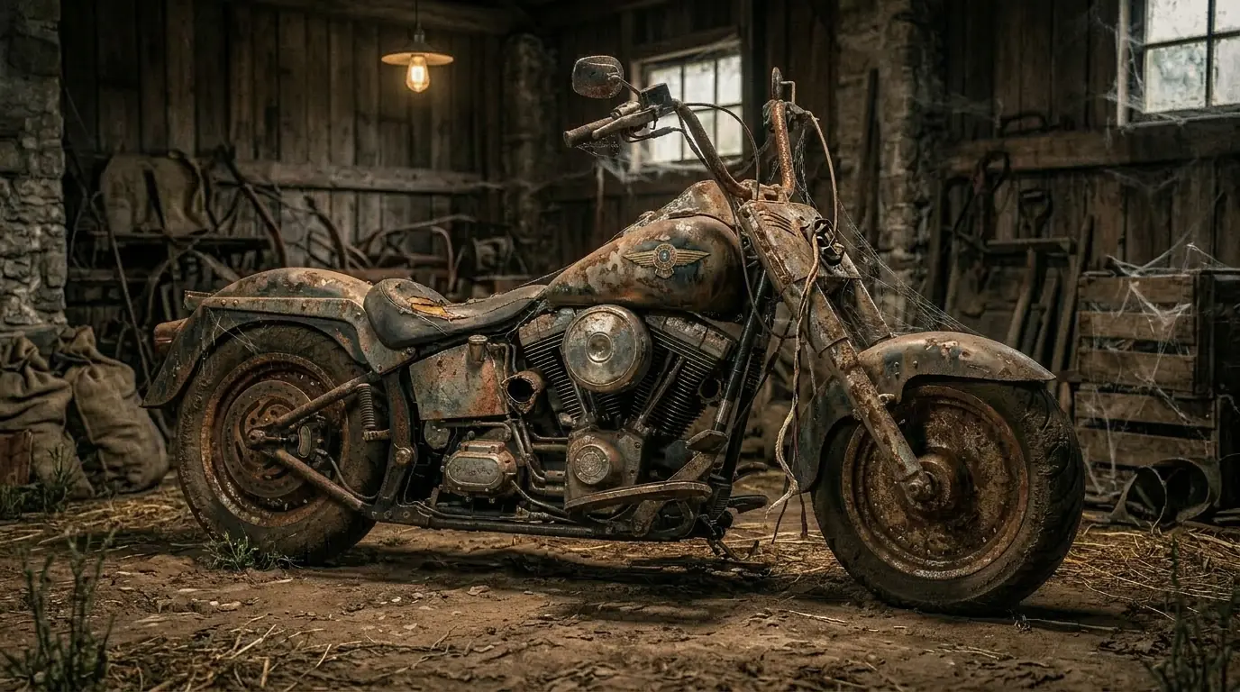 Moto avant peinture custom — atelier Car Art's Pont-du-Casse