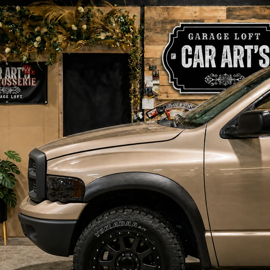 Dodge Ram après peinture et finition — garage loft Car Art's, Lot-et-Garonne