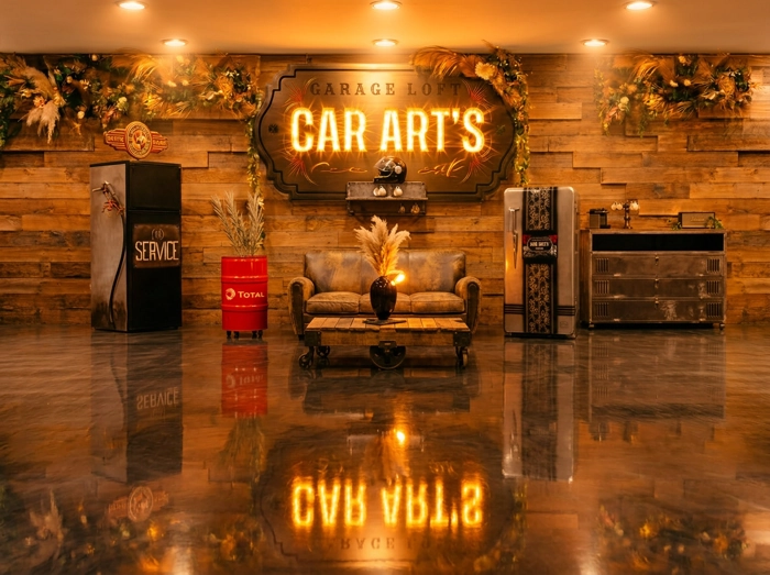 Mobilier custom — canapé et accessoires d'atelier personnalisés par Car Art's, Lot-et-Garonne